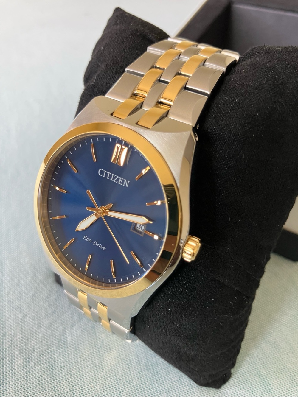 Citizen Corso Eco-Drive BM7334-58L Blue Dial Two-Tone Men’s Watch 40mm NWT - Picture 3 of 8